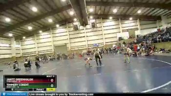 67 lbs Quarters & Wb (16 Team) - Jantz Greenhalgh, Utah Green vs Timmery Condit, Bear Cave