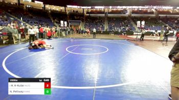 220 lbs Round Of 32 - Hampton Kaye-Kuter, Milford vs Nehemias Pettway, Fairfield Warde