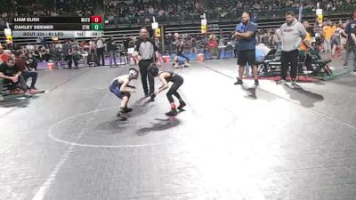 61 lbs Quarterfinal - Liam Elisii, Matburn vs Oakley Deemer, Streaks Wrestling Club