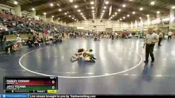 97 lbs Round 5 (6 Team) - Jayci Tolman, Utah Gold vs Paisley Conway, Oregon