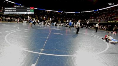 75 lbs Round Of 32 - Elijah Weeks, Bellwood Antis vs Greyson Fox, Fort LeBoeuf
