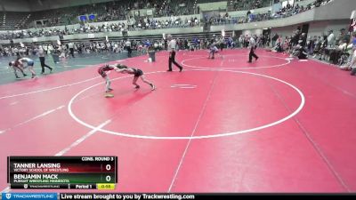 85 lbs Cons. Round 3 - Benjamin Mack, Pursuit Wrestling Minnesota vs Tanner Lansing, Victory School Of Wrestling