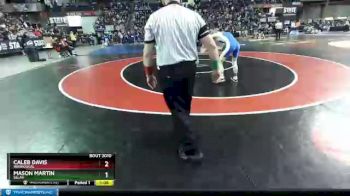 2 lbs Champ. Round 1 - Mason Martin, Selah vs Caleb Davis, Washougal