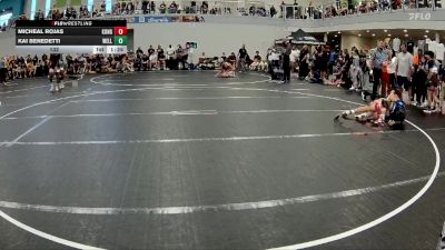132 lbs Round 2 (6 Team) - Kai Benedetti, Wellington vs Micheal Rojas, KONG HS