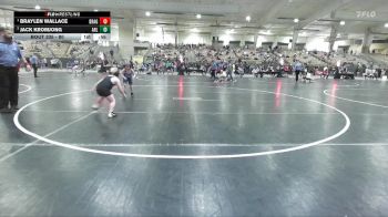 80 lbs Round 2 - Braylen Wallace, Swarm Wrestling vs Jack Kromjong, Nolensville Wrestling Club
