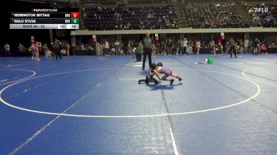 50 lbs Cons. Round 2 - Nalu Sylva, Black Hills Wrestling Academy vs Remington Mittag, Moyer Elite