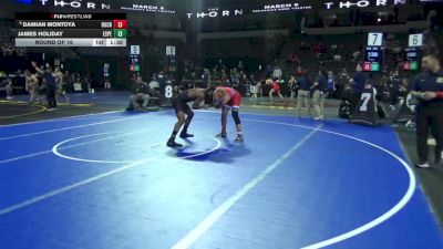 165 lbs Round Of 16 - Damian Montoya, Buchanan (CS) vs James Holiday, Esperanza (SS)