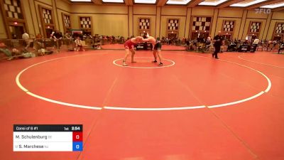 215 lbs Consi Of 8 #1 - Mason Schulenburg, De vs Salvatore Marchese, Nj