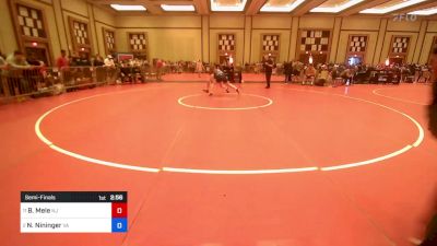 144 lbs Semifinal - Blase Mele, Nj vs Noah Nininger, Va