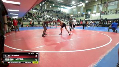 132 lbs Cons. Round 2 - Elliott Harris, Stilwell vs Daishawn Mayfield, NATHAN HALE