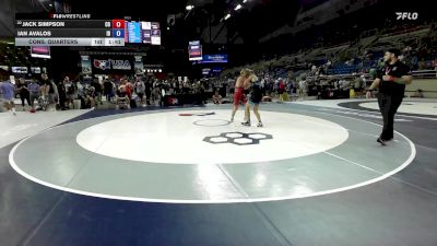 138 lbs Cons. Quarters - Jack Simpson, CO vs Ian Avalos, ID