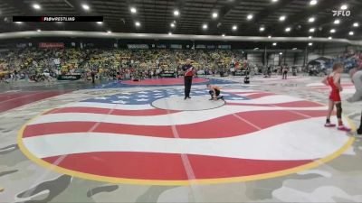 70 lbs Champ. Round 2 - Barrett Ehrich, Gladiator Wrestling Academy vs Uriah Krienert, Pirate Wrestling