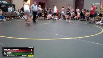 170 lbs Semis & 1st Wrestleback (8 Team) - Kayden Clelland, MO Outlaws Black vs Eli Goins, Alpha Elite