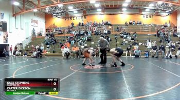 175 lbs 1st Place Match - Gage Stephens, Mansfield Sr. vs Carter Dickson, Hillsdale