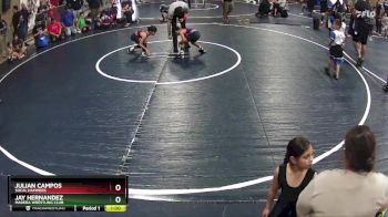 57 lbs Round 3 - Julian Campos, SoCal Hammers vs Jay Hernandez, Madera Wrestling Club