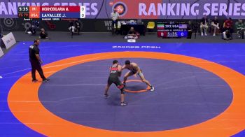 79 kg Round 3 - Joey Lavallee, USA vs Mohammad Nokhodi, IRI