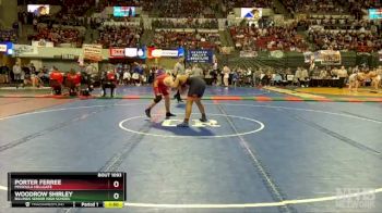 AA - 205 lbs Champ. Round 1 - Porter Ferree, Missoula Hellgate vs Woodrow Shirley, Billings Senior High School