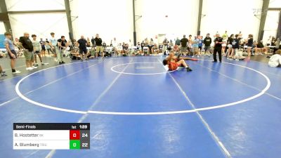 163 lbs Semifinal - Blake Hostetter, Bad Karma vs Adam Blumberg, Triumph Blue