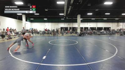145 lbs Consi Of 8 #1 - John Manning, OH vs Kellen McPeake, PA