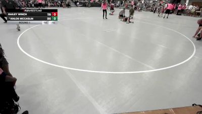 52-57 lbs Round 1 - Khloe Mccaslin, Sandwich Wrestling Club vs Bailey Winch, Thoroughbred Wrestling Academy