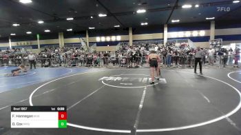 157 lbs Consi Of 64 #1 - Finnian Hannegan, Reign WC vs Dillon Cox, Payson HS