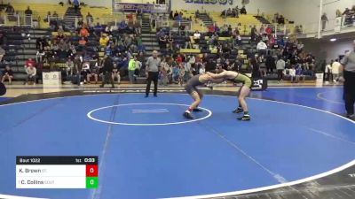133 lbs Consy 6 - Kade Brown, St. Edward-OH vs Conor Collins, Southern Regional-NJ