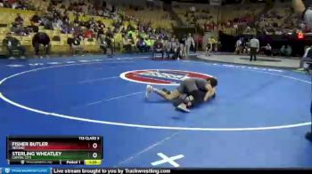 113 lbs Champ. Round 1 - Fisher Butler, Neosho vs Sterling Wheatley, Capital City