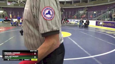 215 lbs Cons. Round 3 - Tate McCauley, Tioga Sr HS vs Michael Conway, Tottenville-PSAL