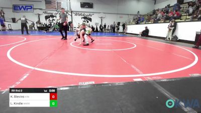 90 lbs Rr Rnd 2 - Knox Blevins, Vinita Kids Wrestling vs Landry Kindle, Warrior Wrestling