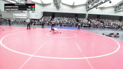 77-J lbs Quarterfinal - Andrew Allena, Yale Street vs James Brenner, The Hunt Wrestling Club