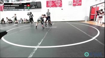 73 lbs Quarterfinal - Sawyer Henderson, Tecumseh Youth Wrestling vs Kylin Sanders, Standfast