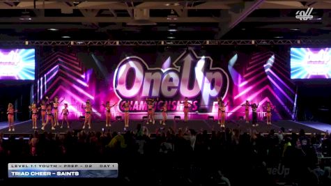 TRIAD Cheer - Saints [2025 L1.1 Youth - PREP - D2 Day 1] 2025 One Up SoCal Nationals