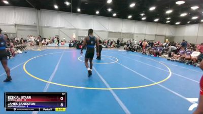 220 lbs Semis & 1st Wrestleback (8 Team) - Ezekial Starr, Georgia Blue vs James Bankston, North Carolina