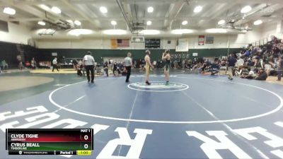 215 lbs Cons. Round 2 - Clyde Tighe, Aberdeen vs Cyrus Beall, Timberline