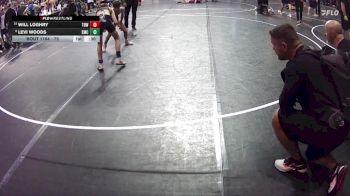 75 lbs Cons. Round 2 - Will Loghry, The Best Wrestler vs Levi Woods, Syracuse Mat Club