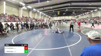 98 lbs Consi Of 8 #2 - William Graziano, Carlsbad Combat WC vs Jerek Martinez, Alamosa