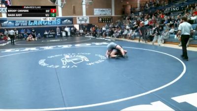175 lbs Cons. Round 3 - Brody Chivers, Uintah vs Nash Judy, West Jordan