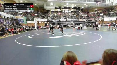 170 lbs Cons. Round 2 - Trynity Pope, Stafford HS vs Lexi Taylor, Cottonwood Falls-Chase County Hs