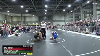 165 lbs Cons. Round 2 - Dali Braun, Norton vs Siobhan Flanner, Raider Wrestling Club