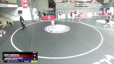 56 lbs Quarterfinal - Ricky Gonzalez, Turlock Wrestling Club vs Jaeden Caelix Felix, Delta Wrestling Club