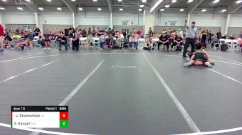 130 lbs Quarterfinal - Jake Stubblefield, Virginia Patriots vs Easton Rangel, Powerhouse Wrestling Academy