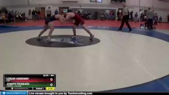 184 lbs Champ. Round 1 - Logan Andeway, Coe vs Joseph Pasquesi, Cornell College