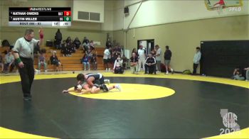83 lbs Cons. Round 5 - Austin Miller, USA Gold vs Nathan Owens, MatTime