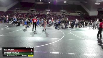 92-95 lbs Round 2 - Max Brown, Bear Cave Wrestling Club vs Braeden Trujillo, Fort Lupton Metro Wrestling Club
