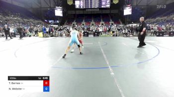 120 lbs Rnd Of 128 - Tyler Barnes, Ohio vs Noah Webster, Michigan