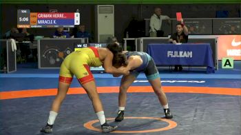 62 kg Kayla Miracle, USA vs Nathaly Josefina Griman Herrera, VEN