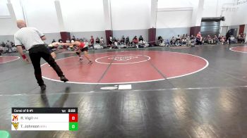 165 lbs Consi Of 8 #1 - Ryan Vigil, Virginia Military Institute vs Trey Johnson, West Virginia