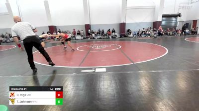 165 lbs Consi Of 8 #1 - Ryan Vigil, Virginia Military Institute vs Trey Johnson, West Virginia