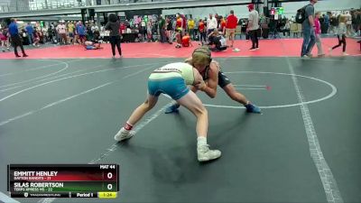 110 lbs Round 9 (10 Team) - Silas Robertson, Terps Xpress MS vs Emmitt Henley, Dayton Bandits