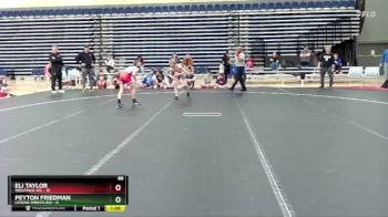 88 lbs Round 2 (10 Team) - Eli Taylor, Wolfpack WC vs Peyton Friedman, Legend Wrestling